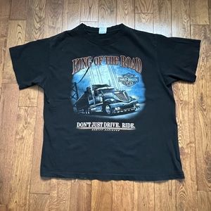 Harley Davidson - Black Graphic T-Shirt